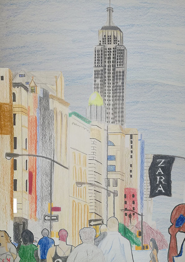 イラストレーション実習 大阪総合デザイン専門学校